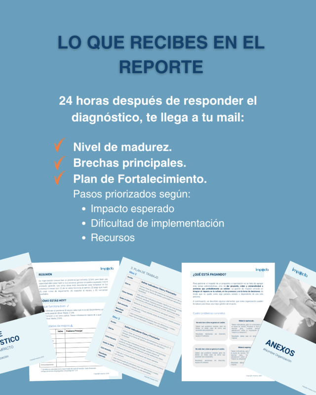 Ingresar al diagnóstico gratuito de gestión de impacto